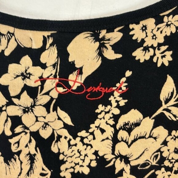 Desigual Cotton Dress Beautiful Wearable Art Size small - Picture 7 of 10